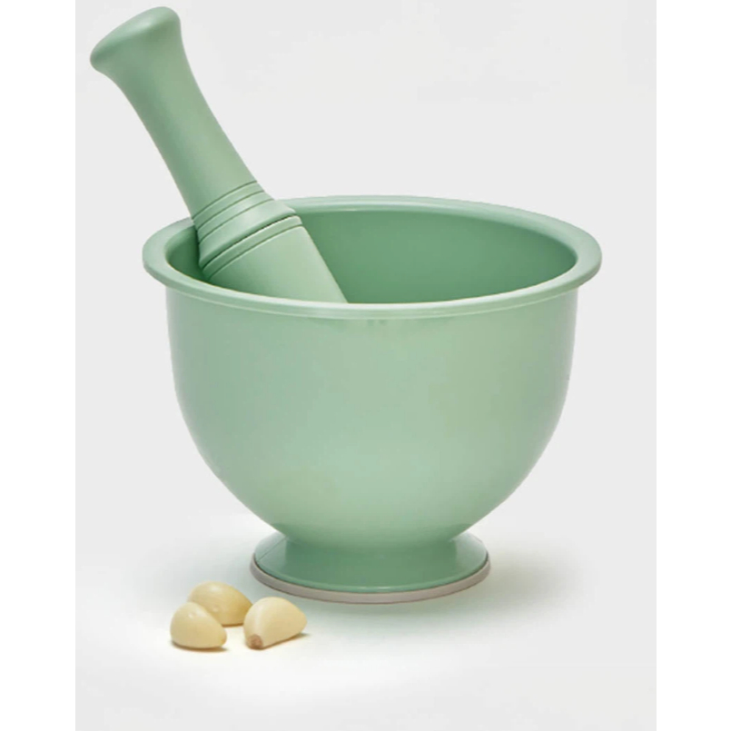 [ใหม่! DAISO MALL] เซ็ทครก+สากลิซ่า MINI KITCHEN MORTAR & PESTLE 절구통+절구공이