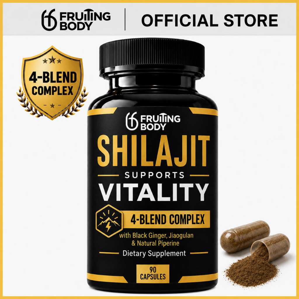 Shilajit Blend ชิลาจิต 50% Fulvic Acid Himalayan 90 Capsules แคปซูล 30 Day Supply วัน เจียวกู่หลาน หิมาลัย