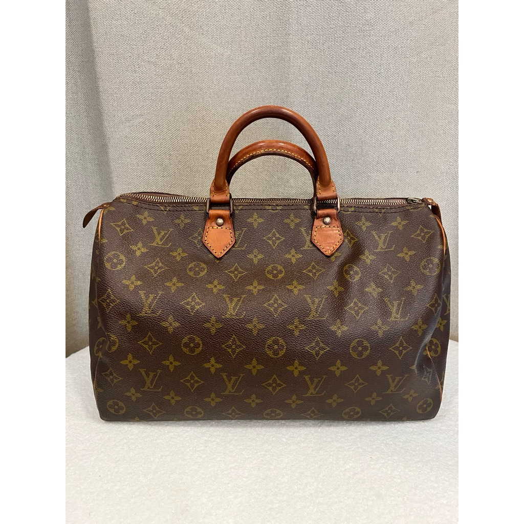 LV speedy35 Vintage แท้💯  เดิมๆ ปีก่อนมีเลข  ตรวจได้ทุกสถาบัน หลุย สปีดี้35
