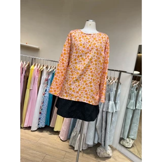 EVERYDAY APPARELS cotton botanic blouse เสื้อคอตตอนแขนยาว