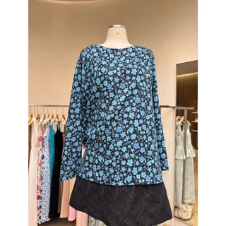 EVERYDAY APPARELS cotton botanic blouse เสื้อคอตตอนแขนยาว