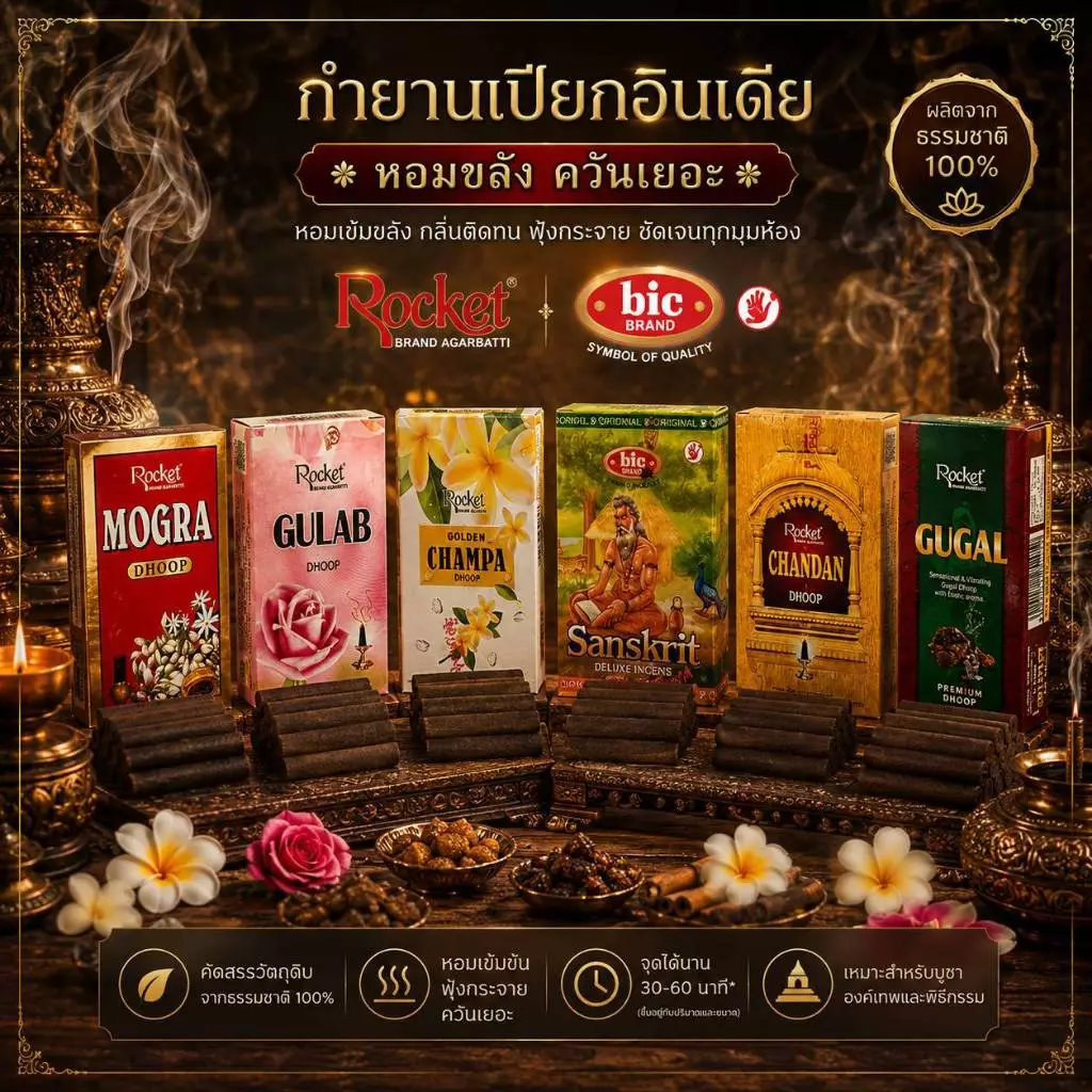 กำยานเปียกนำเข้าจากอินเดียแท้ 100% สัมผัสความหอมแบบดั้งเดิมที่หายาก ด้วยเนื้อกำยานเหนียวพิเศษ ปั้นได้ง่าย ควันหนานุ่ม