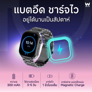 [รุ่นขายดี] Well Mi UP2 Smartwatch นาฬิกาสุขภาพ ความดัน ก้าวเดิน ออกกำลังกาย การนอน รับสายโทรออก