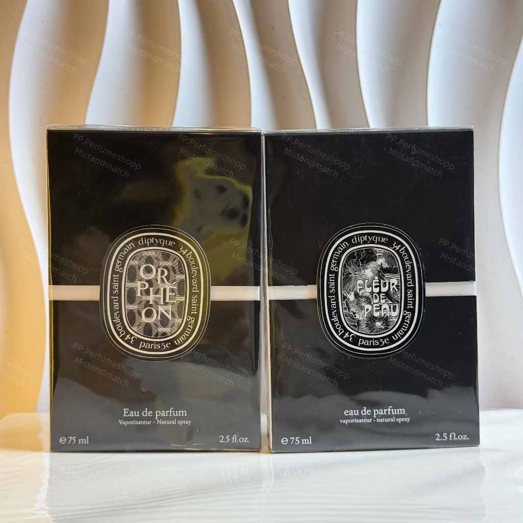 น้ำหอมแท้💯กล่องซีล Diptyque Fleur de Peau EDP & Orpheon EDP 75 ml Full box