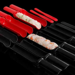 ชุดทำหมูก้อน กระบอกหมูเด้ง+ไม้ตัก มี2สี สีดำ/สีแดง ผลิตจากเมลามีน ทนความร้อนสูง ใช้งานได้นาน