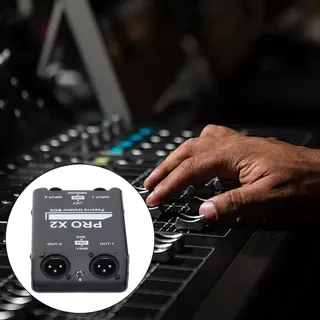 ใหม่ ตัวแยกเสียงเสียง 2 ทาง CH* Studio Grade 2CH Noise Canceller Auditory Isolator Box ใช้เพื่อลดสัญญาณรบกวนในกระแสไฟฟ้า
