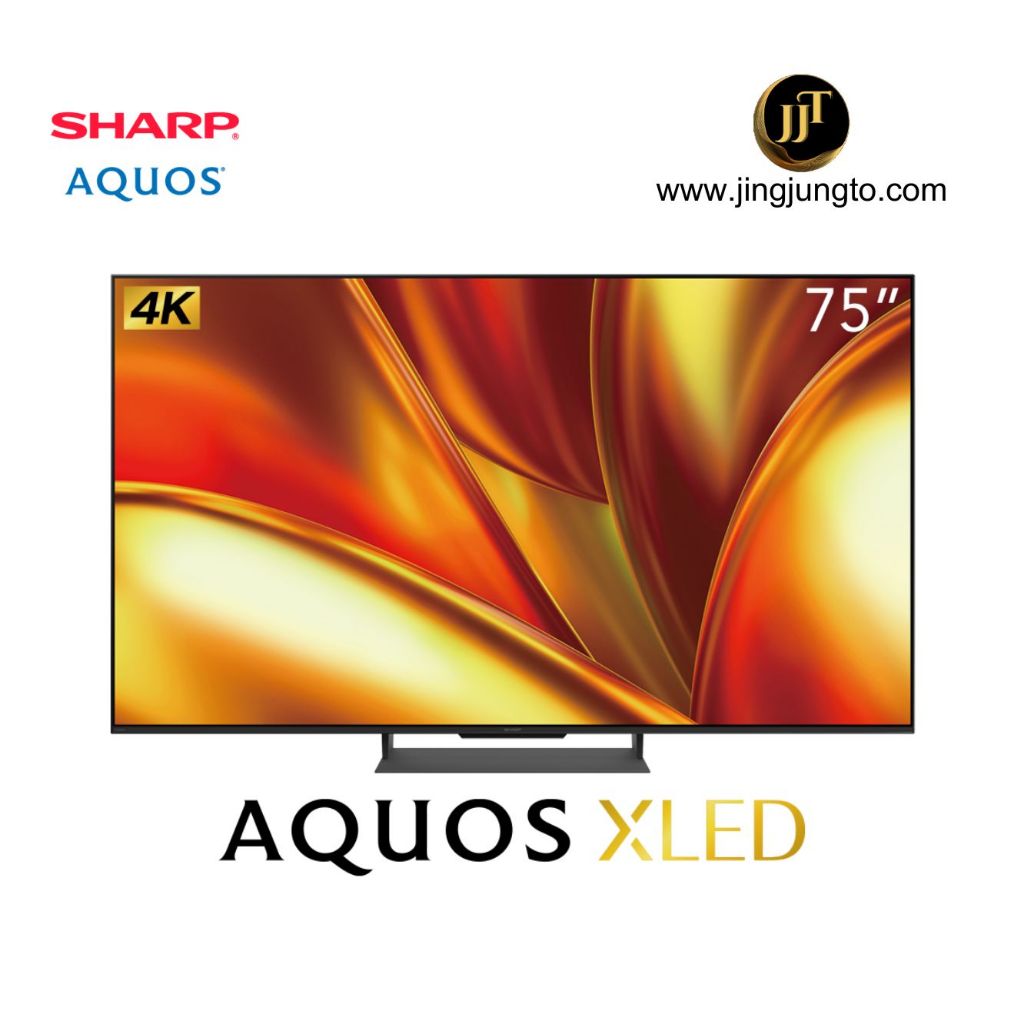 SHARP 75นิ้ว รุ่น C75GU8500X LED TV GOOGLE TV  4K