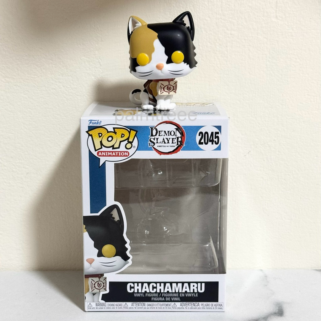 (Like new!) พร้อมส่ง แมว Chachamaru (2045) POP! Animation: Demon Slayer by Funko