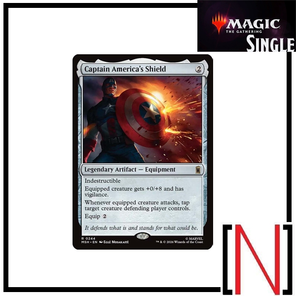 [MTG][Single][MSH] Captain America's Shield ระดับ Rare [ภาษาอังกฤษ]