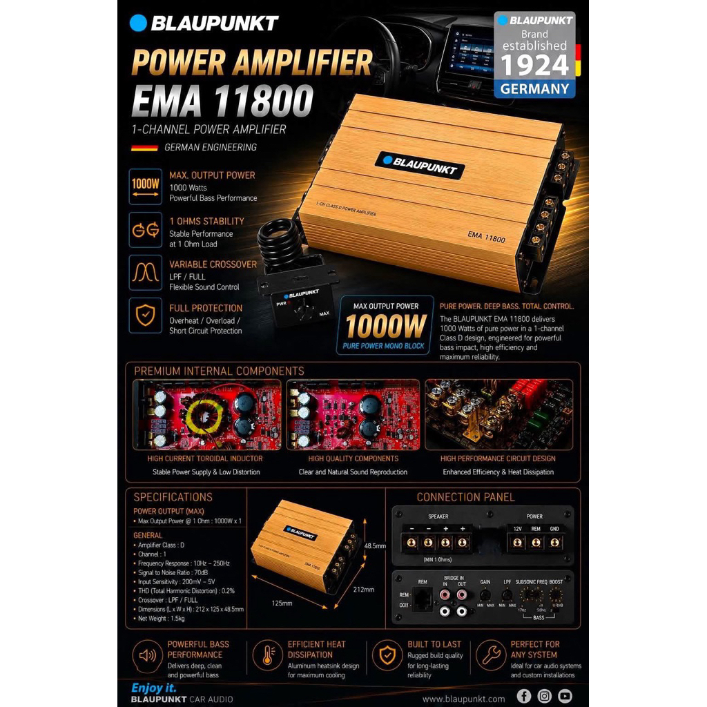BLAUPUNKT  EMA 11800