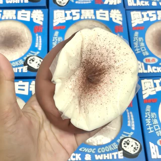 สกุชชี่คุกกี้โอริโอ้ Hachimi 【 แบรนด์แท้ 】 Black & White Squishy เนื้อนุ่มบีบหนึบ คืนตัวช้า ของเล่นคลายเครียด พร้อมกล่อง