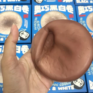 สกุชชี่คุกกี้โอริโอ้ Hachimi 【 แบรนด์แท้ 】 Black & White Squishy เนื้อนุ่มบีบหนึบ คืนตัวช้า ของเล่นคลายเครียด พร้อมกล่อง