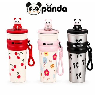 PANDA แก้วน้ำสแตนเลส 700ml 25OZ แก้วน้ำเก็บความเย็น แก้วเก็บอุณหภูมิ ขวดน้ํา เก็บความเย็น