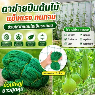ตาข่ายล้อมไก่ 2x100M ตาข่ายกันนก ตาข่ายพลาสติกเกษตร กันนก กันไก่ ทำรั้วสวน แข็งแรง ทนแดด ตาข่ายล้อมสวน