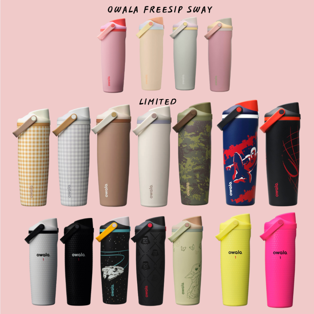 [Pre-order] owala FreeSip® Sway 30oz and 40oz (Pretty in Purple 30oz