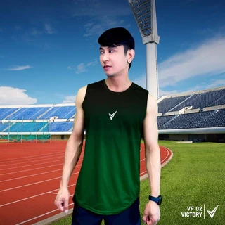 เสื้อกล้ามออกกำลังกายผู้ชาย VICTORY VF02 ใส่ฟิตเนส วิ่ง ยิม ระบายอากาศดี ทรงสวย