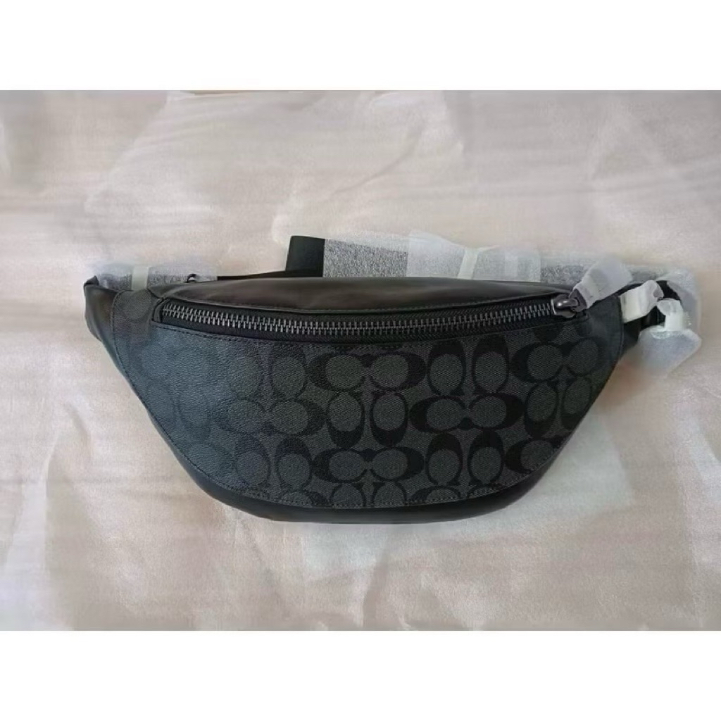 กระเป๋าไซด์13“ แท้ 💯 COACH WARREN BELT BAG  IN SIGNATURE CANVAS (COACH F78777)