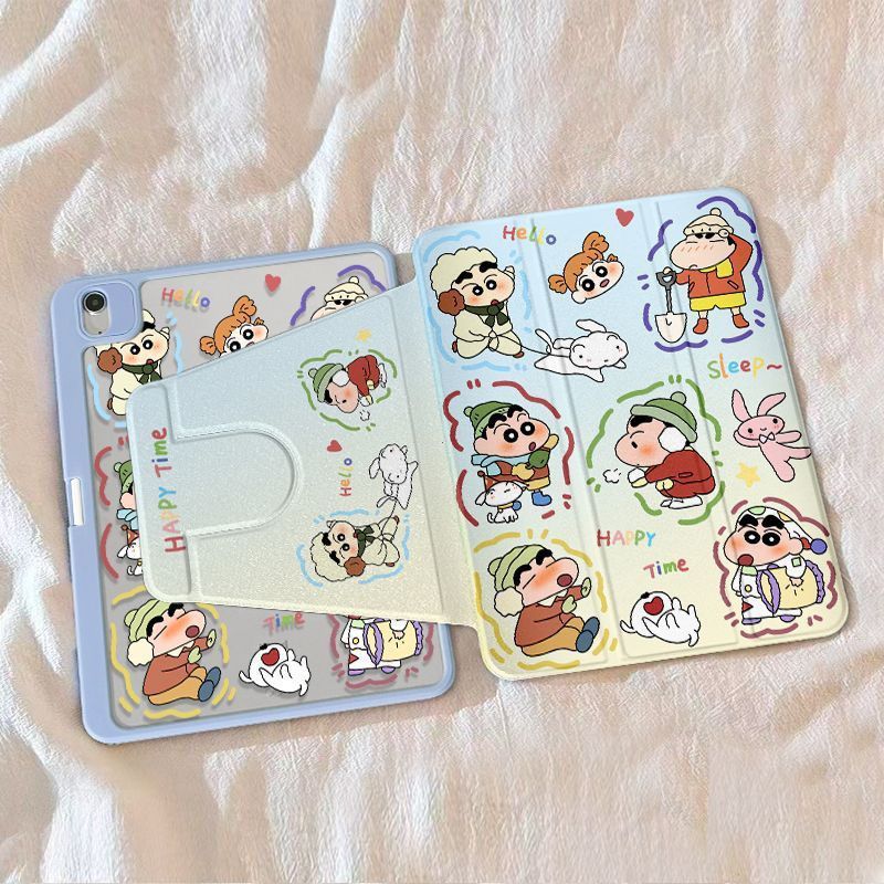🚀จัดส่งทันที🚀เคสป้องกัน iPad หมุนได้ 360 องศา for Gen11 A16 Gen10 Air4 Air5 ​​10.9 Air6 2024 Air7 Gen7/8/9 10.2 MINI6/7