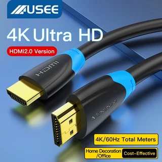USEEสาย HDMI HD01 ขนาด 1M/2M/3M/5M สำหรับทีวี/โปรเจคเตอร์/คอนโซลเกม/กล่องรับสัญญาณ/ไร้อาการหน่วง