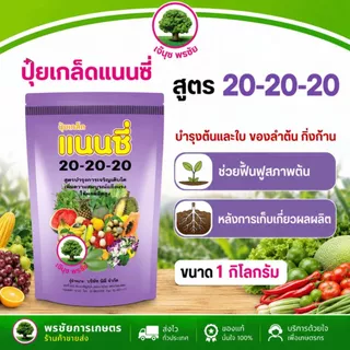 ปุ๋ยเกล็ด แนนซี่ มีครบทุกสูตร ขนาด บรรจุ1 กิโลกรัม 1 ถุงใช้ได้ 5-10 ไร่ ผสมน้ำ 200 ลิตร/1 ถุง
