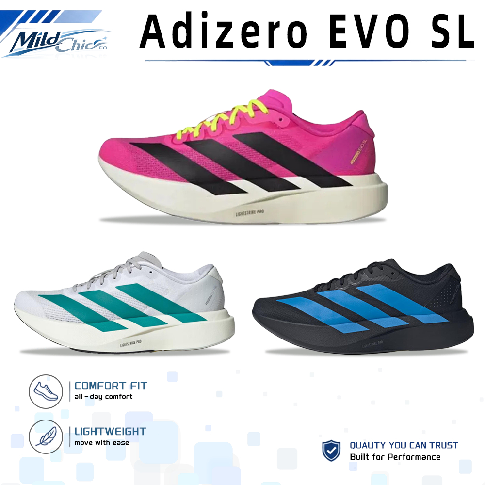 ของแท้ 100%✅ Adizero EVO SL รองเท้าวิ่ง JS4455/KI4257/JS4451