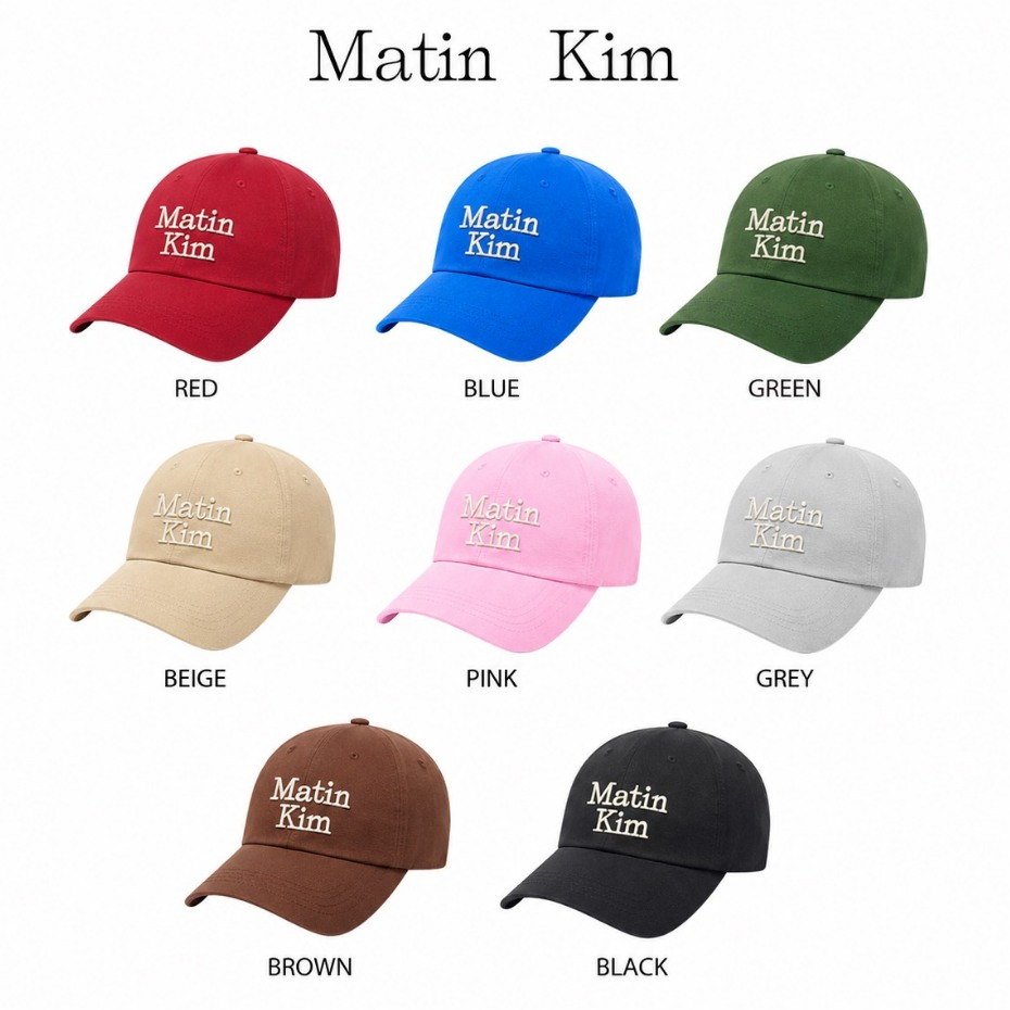 MATIN KIM หมวก MATIN CLASSIC LOGO BALL CAP ของแท้ 100% สินค้าพร้อมส่ง