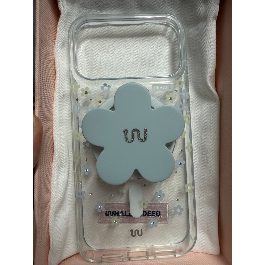 #ส่งต่อ แท้ 💯 Posy Case เคส Whale Indeed เคสแม่เหล็กลายดอกไม้ + Posy Griptok แบบแม่เหล็ก