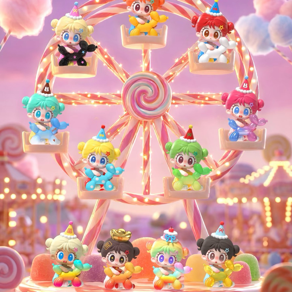 ❌หมดแล้ว❌ โมเดล : Milay Rainbow Puppy Party Series Blind Box