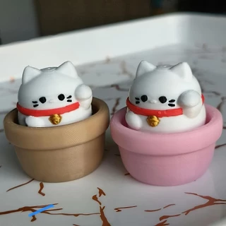🪅พวงกุญแจ Animals Pot Clicker (ปริ้น 3D) ของเล่นคลายเครียด