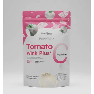 [ห่อใหญ่ 30 ซอง] Pimnatcha Tomato Wink Plus+C พิมพ์นัชชา โทเมโท วิ้ง พลัส ซี กลูต้าคอลลาเจน (กลูต้าพิมพ์นัชชา)