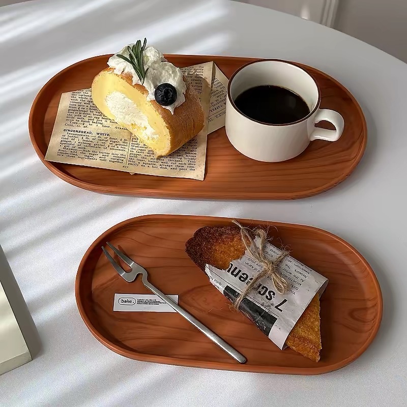 ถาด - callingbrown [ พร้อมส่ง ] Home cafe ถาด รองอาหาร