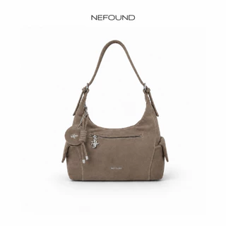 NF26052 NEFOUND กระเป๋าคาร์โก้รุ่น KELA หนังกลับ Premium พร้อมพวงกุญแจ