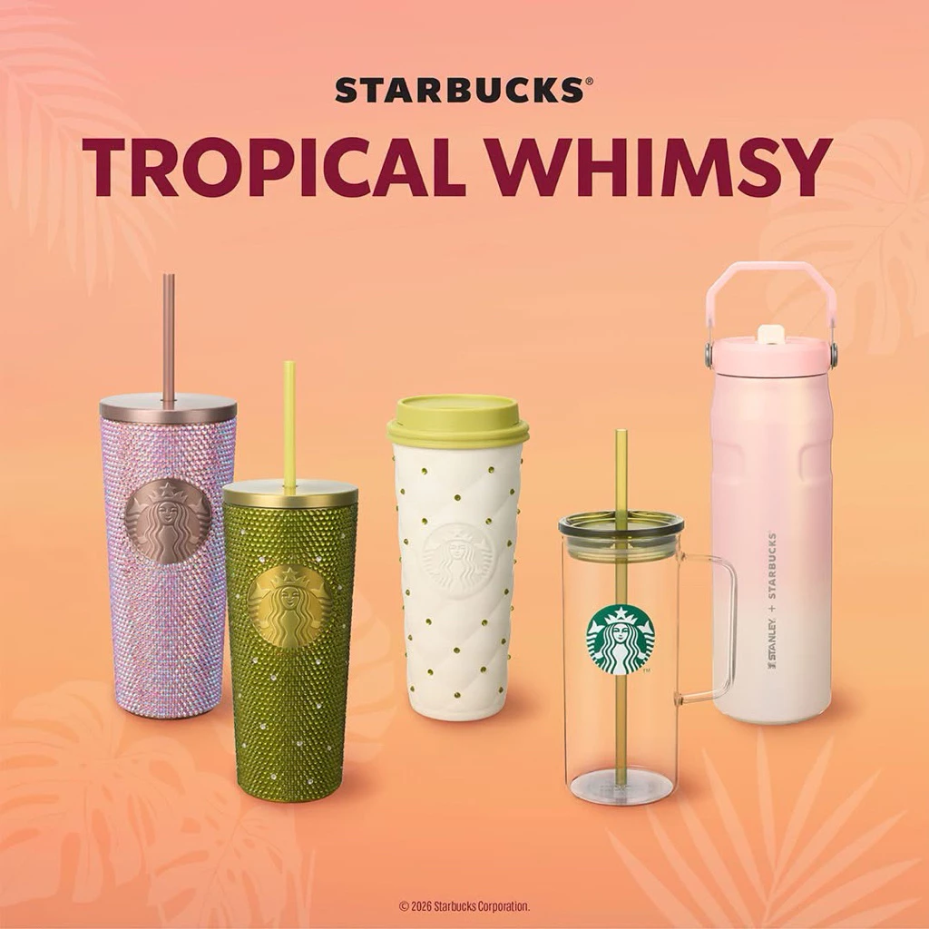 💯% Starbucks®️Tropical Whimsy Collection