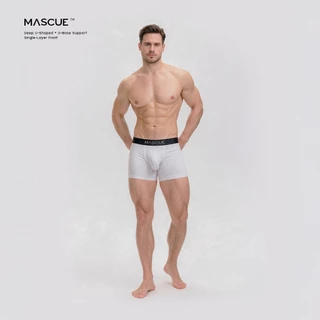 MASCUE Deep U-Shaped 3D Boxer Brief [White] | เป้าลึก ผ้าเป้าชั้นเดียว Modal95 นุ่ม ละมุน ฟีลธรรมชาติ