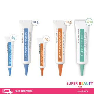 Strataderm gel / Stratamed สตาร์ตาเมด เจล ทา รักษา แผลสด แผลเป็น แผลนูน หลุมสิว ตา2ชั้น ขนาด 5/ 10 g