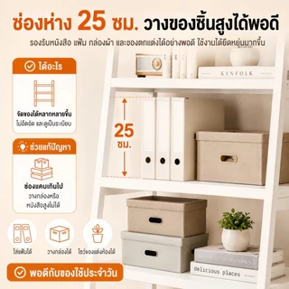 COREY ชั้นวางของ 3/4/5 ชั้นสแตนเลสสตีลกันน้ำชั้นวางของมัลติฟังก์ชั่นรับน้ำหนัก 200 กก. สีขาวและสีดำ
