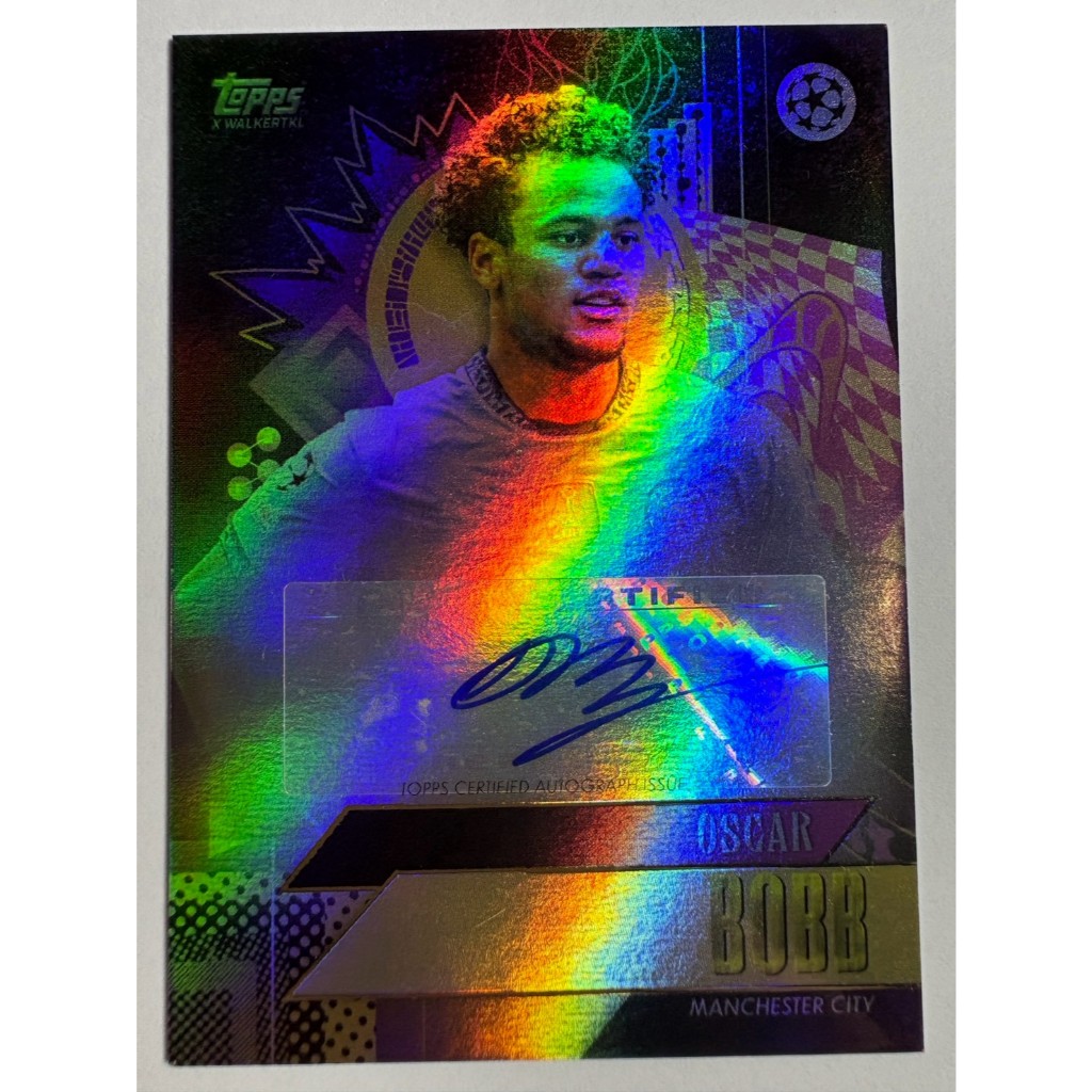 Oscar Bobb Topps UEFA Club Competitions Autograph