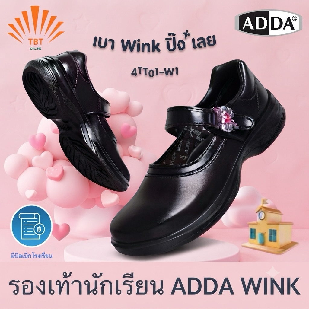 รองเท้า นักเรียน หญิง  ADDA Wink ✨