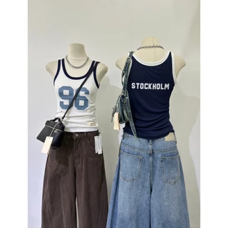A1090 เสื้อกล้าม STOCKHOLM สายชิลต้องมี! เสื้อกล้ามทรงสวย ใส่แล้วดูหุ่นเพรียว