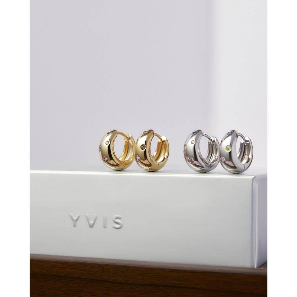 YVIS Mug Brass Hoop Earrings - FUNDAMENTAL Mitr X YVIS