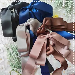 A Dream (19สี🌸)กิ๊บสปริงโบว์ริบบิ้นซาติน2หน้า เกรดพรีเมี่ยมริบบิ้นเงาสวยทรงหวาน ทรงหางยาว กิ๊บไซร์8เซ็น(พร้อมส่ง🌷)