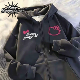 เสื้อสเวตเตอร์แจ็คเก็ตมีฮู้ด Unisex ใส่คู่กับแฟนได้ เนื้อผ้านุ่ม ใส่สบาย หน้าหนาวนี้ต้องมี