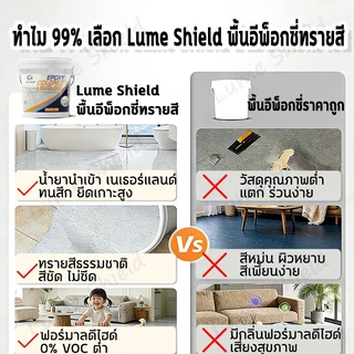 สีทาพื้นทรายอีพ็อกซี่ 5KG 12in1 สีพื้นอเนกประสงค์ กันน้ำ กันลื่น ไม่ต้องขัดพื้นเดิม เหมาะภายใน‑ภายนอก