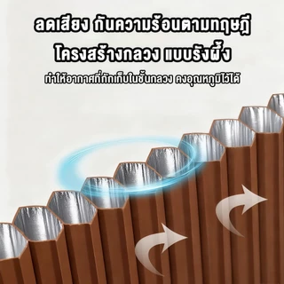ประตูพับรังผึ้ง ประตูพับซ่อน ประตูพับรังผึ้งวัสดุพีวีซี ประตูเลื่อน ประตูกั้นห้อง ขนาด 80/90/100*200 ซม.
