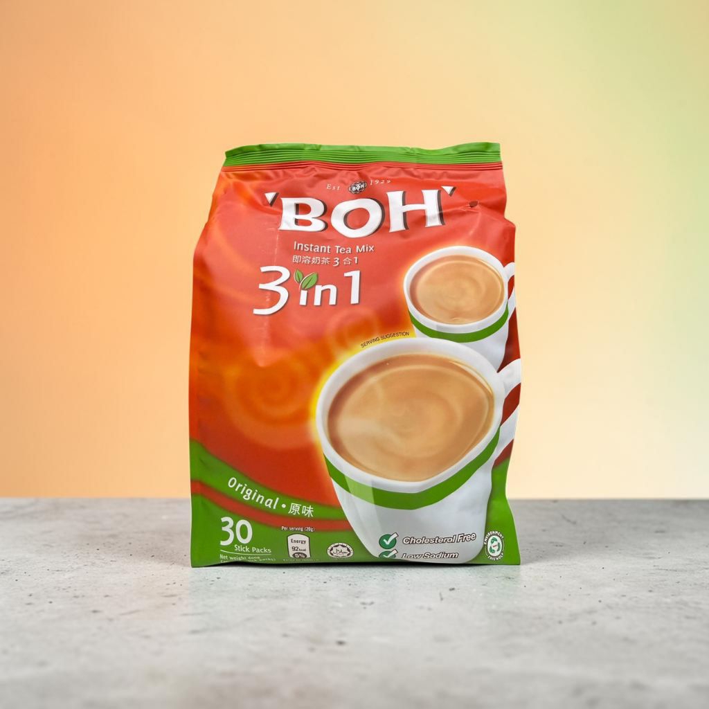 ชาBOH 3in1ชาร้อน ชานม พร้อมชงสินค้านำเข้า