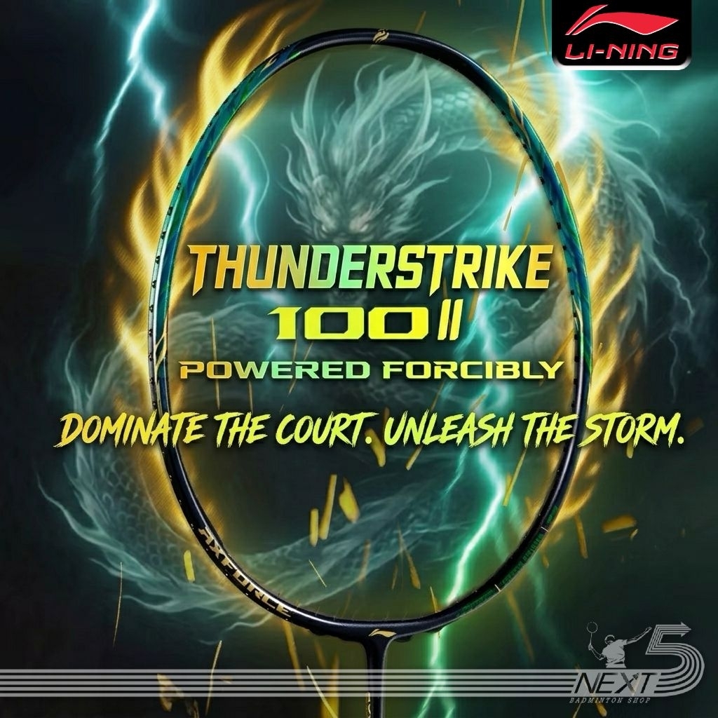 Li-Ning ไม้แบดมินตัน รุ่น AXFORCE 100 ll GEN2 ประกันไทย แถมเอ็น กริป ซอง