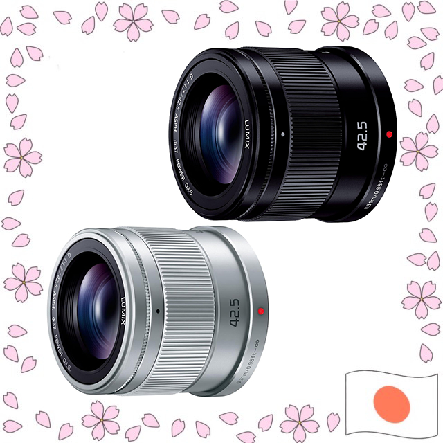 เลนส์พอร์ตรต Lumix G 42.5mm F1.7 ASPH. O.I.S. Portrait Prime Lens Micro Four Thirds [Black / Silver]