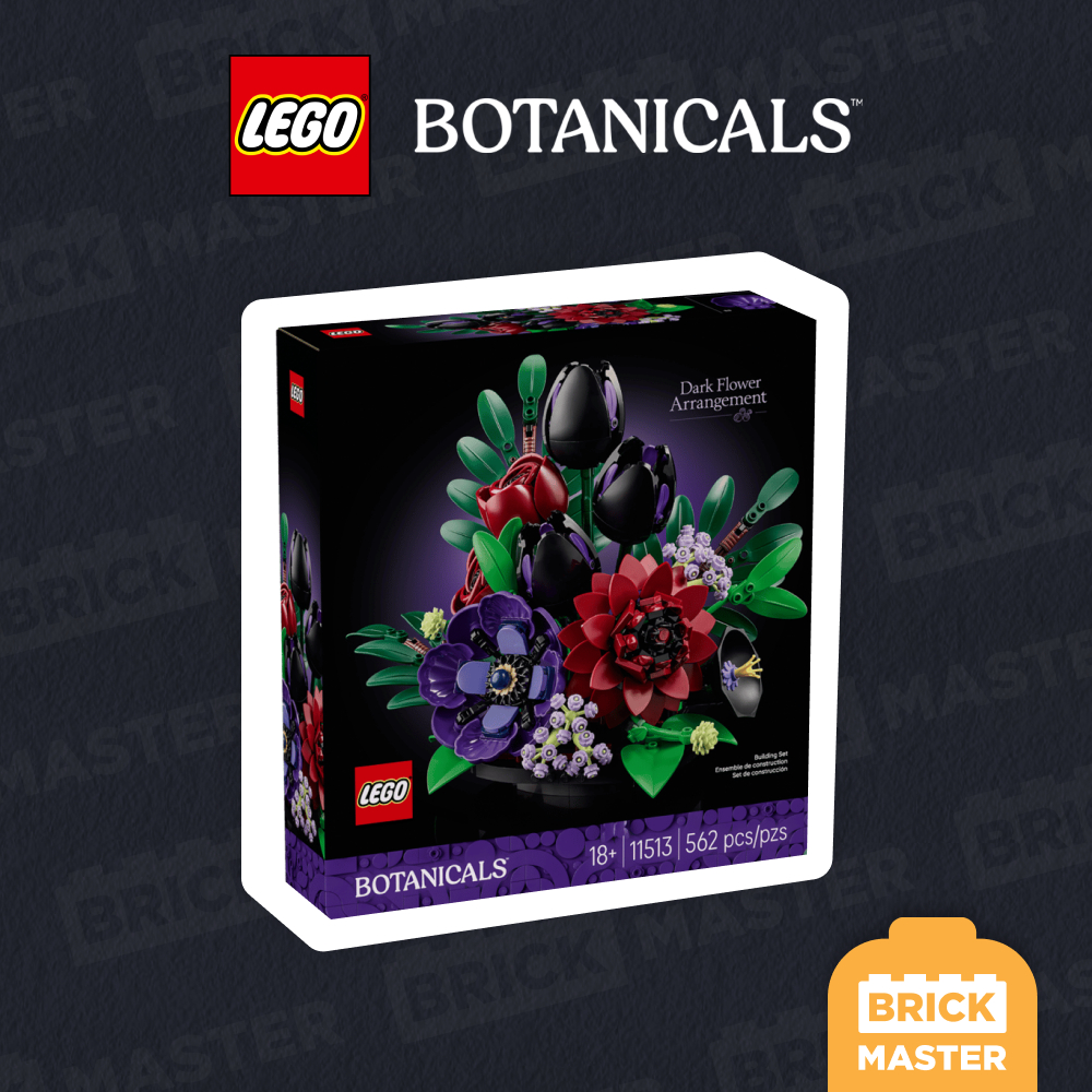 LEGO Botanicals #11513 : Dark Flower Arrangement (เลโก้แท้ ช่อดอกไม้ จัดดอกไม้)