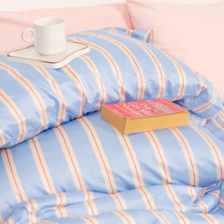 ชุดผ้าปูทีนอนสี Afternoon Summer | 100% Single-Ply Cotton ไม่ติดขนแมว Beneath Luxury Bedding