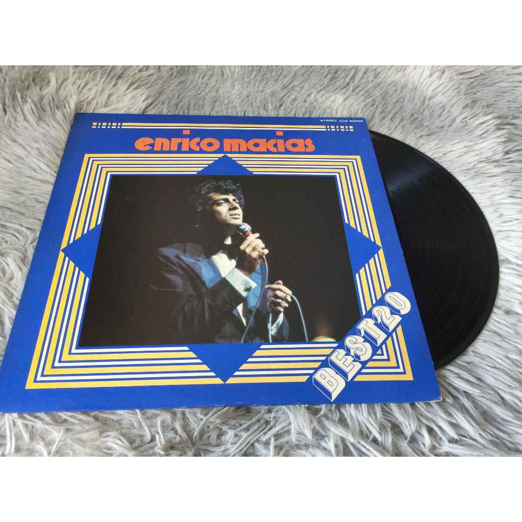 LP Enrico Macias - Best 20 ขนาด 12 นิ้ว LP G063
